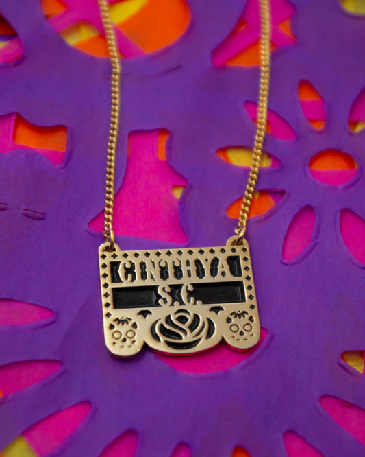 Collar Papel Picado Personalizado